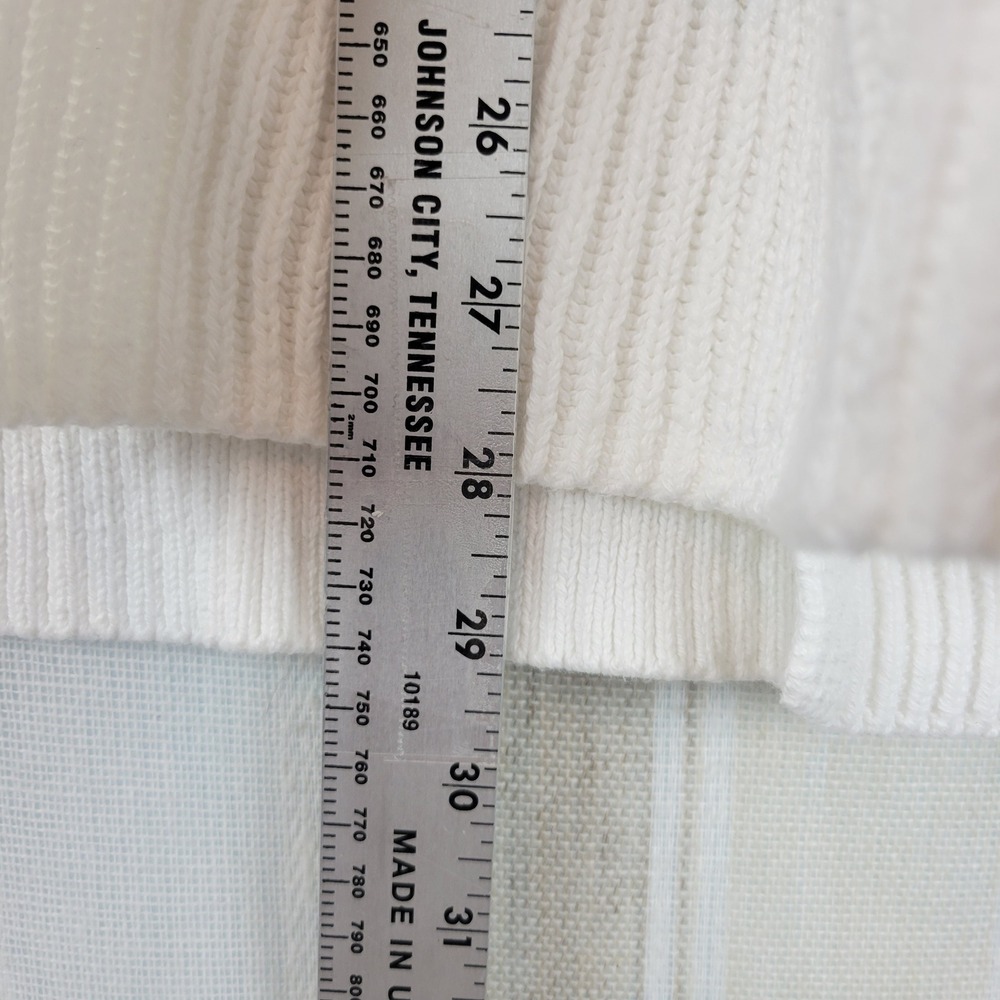 Madewell Nolan Ribbed Cardigan Sweater White Size 3X - Picture 8 of 11